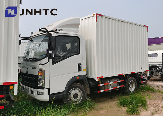 Carga clara de 5 toneladas diesel Van Truck Sinotruk Howo do combustível 4x2