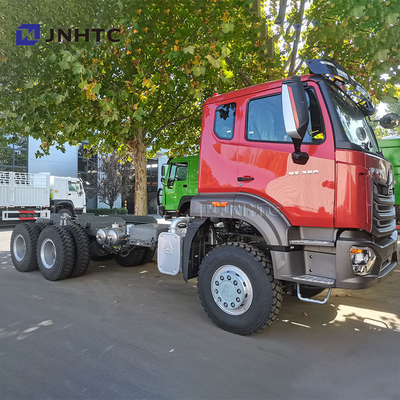 Novo chassi de caminhão Howo Tipper 6x4 380hp Chassi de caminhão de descarga de 10 rodas