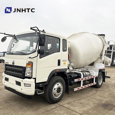 Novo caminhão HOWO Mini Mixer de concreto com cor branca 4X2 4cbm 6 rodas de alta qualidade
