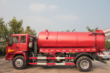 Velocidade 500r/longa vida mínima da bomba do caminhão da remoção do caminhão da sução da água de esgoto do EURO II 6m3 290hp Howo