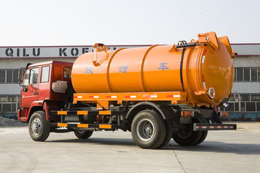 Caminhão da eliminação de resíduos da água de esgoto com combinação de alta pressão da lavagem e da sução