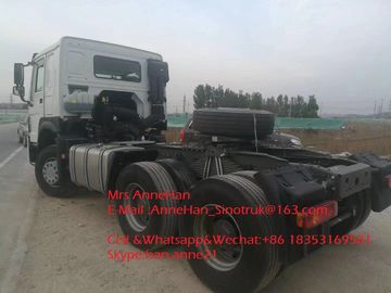o caminhão 6x4 10 do trator de 420hp Sinotruk Howo7 roda a cabine HW76 para o reboque 50T