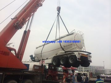 reboque do tanque do cimento do volume do motor 60M3 de 60T Weichai