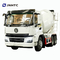Novo Shacman E6 caminhão misturador de concreto Branco 6x4 10 rodas 6cbms