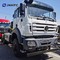 Melhor caminhão-trator Beiben Euro3 EGR 380hp 6x6 Prime Mover And Trailer com longa vida útil