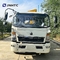 HOWO Cargo Cargo Caminhão Cran montado Caminhão 290HP 5Ton Caminhão de carga de placas planas