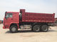 caminhão de caminhão basculante resistente de Howo do caminhão basculante de 336HP 18M3 com tipo cilindro de levantamento de T