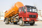 Caminhão da sução da água de esgoto de Sinotruk de 6 rodas 266 cavalos-força uma cama com o tanque da laranja de 10 CBM