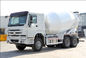 resistência alta da colisão do caminhão do misturador de cimento do petroleiro 12cbm com sistema hidráulico