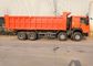 caminhão basculante 8x4 resistente de HOWO7 Sinotruk, 12 caminhão basculante de 50 toneladas das rodas 25M3