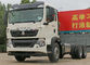 Caminhão pesado branco eixos HF7/HF9 dianteiros de 290HP da carga da cor SINOTRUK HOWO 6X4 de 40 toneladas