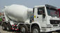 cor branca vermelha CCC de 20-60 toneladas do caminhão do misturador concreto de 16cbm 8x4 Sinotruk HOWO passada