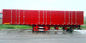 Da carga útil máxima de 40 toneladas resistente de Aço Caixa Van Reboque dos reboques dos eixos do vermelho 3 reboques resistentes semi semi