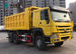 50t caminhão basculante resistente amarelo da carga 75km/H