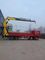 O caminhão da carga de Howo 8x4 montou o guindaste 12ton ao elevado desempenho de 20 toneladas