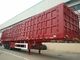 Carga útil máxima de 40 toneladas 12000*2500*3600mm dos reboques de Aço Caixa Van Resistente Semi