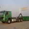 Caminhão de lixo do rolo do braço de gancho de SINOTRUK HOWO 6x4 para o lixo dos desperdícios do desperdício