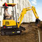 Maquinaria de construção pesada de SDLG ER616F 1 Ton Mini Excavator