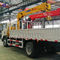 Caminhões comerciais do sino dever claro especial do caminhão com 3 toneladas de Van Cargo Crane
