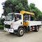 Caminhões comerciais do sino dever claro especial do caminhão com 3 toneladas de Van Cargo Crane