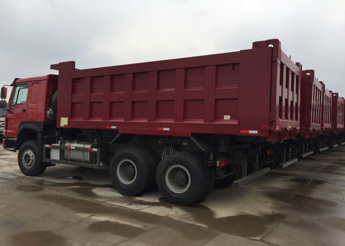 Rodas 371HP LHD 10 - 25 CBM 30 do caminhão basculante 10 de HOWO - 40tons para o setor mineiro