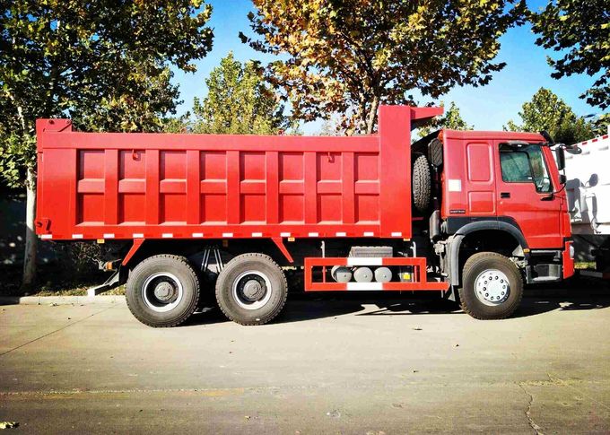 Caminhão basculante resistente do poder de cavalo de Sinotruk 6x4 371 25 toneladas de caminhão de HOWO