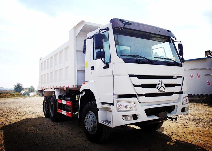 Caminhão basculante resistente do poder de cavalo de Sinotruk 6x4 371 25 toneladas de caminhão de HOWO