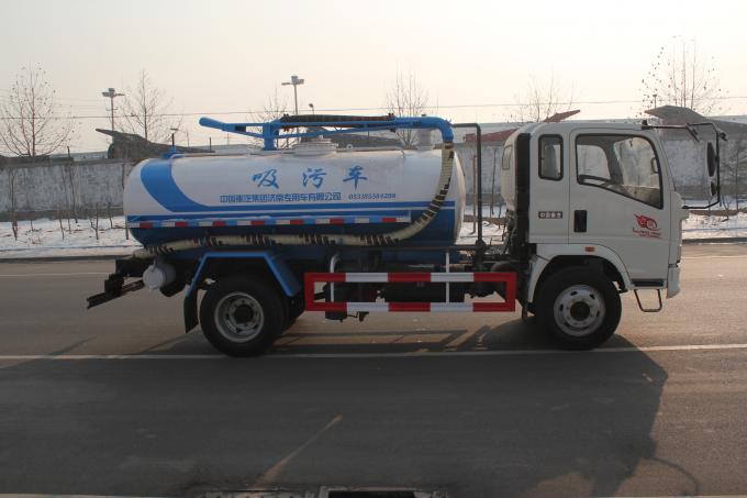 Caminhão da sução da água de esgoto do howo do EURO II 6M3 290hp, velocidade 500r/minuto da bomba