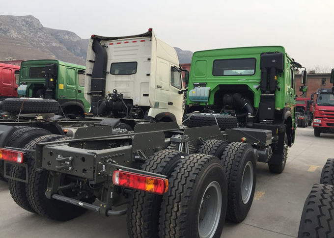 Verde Lorry Vehicle do chassi SINOTRUK HOWO ZZ1257N4341W do caminhão da carga de Dropside