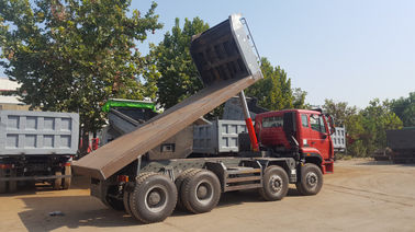 Caminhão basculante 8×4 resistente/caminhão basculante de Sinotruk Howo para o leito e o levantamento de Hyva