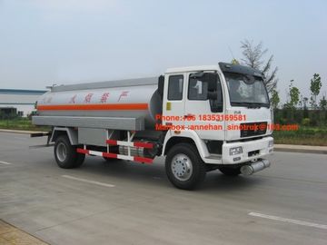 Reboque do depósito de gasolina do Euro 140HP do caminhão de tanque 5-6 da gasolina fraca de Sinotruk Howo7 CBM 4X2 LHD