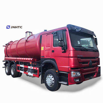 Rodas Euro2 10 6x4 diesel do caminhão da sução da água de esgoto de HOWO 336ps 16cbm