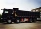 O caminhão basculante resistente do poder de cavalo 371 70 toneladas carrega o caminhão basculante 8×4