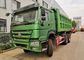 Caminhões de caminhão basculante verdes da mineração da descarga/aço caminhão basculante pesado - estrutura quadro