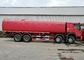 Padrão do Euro II do transporte dos caminhões de petroleiro da água potável/pó de maioria 32 toneladas de carregamento