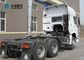 caminhão Lhd 371hp Zz4257s3241v do trator do reboque 50T Euro2 Sinotruk Howo dos pneus 6x4 10