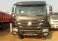 Cor resistente de 40 toneladas do preto do caminhão basculante 20M3 de 6x4 336hp SInotruk Howo7