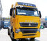 Padrão de emissão amarelo do Euro II do caminhão 290hp do trator de Sinotruk 4x2 Howo da cor