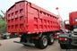 Special do caminhão de caminhão basculante da areia de SINOTRUK SWZ 8x4 nos eixos dianteiros vermelhos de cor HF12 para de 55 toneladas