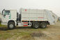 6x4 caminhão do compressor do lixo do padrão de emissão do Euro II, caminhão de lixo compacto 12m3