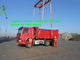 levantamento meados de resistente vermelho de Sinotruk 18m3 do caminhão basculante 336hp para a carga 40t
