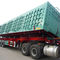 Semi reboque resistente de levantamento lateral Van Cargo Box Trailer 3 eixos