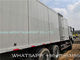 Mercado de 25 toneladas de Van Cargo Box Truck For Nigéria de 10 rodas de Sinotruk Howo