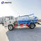 SINO HOWO 4x2 6 monta pneus o caminhão pequeno 3000L 5000L 6000L da sução da água de esgoto do vácuo