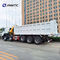 Braço dobrável Crane With Lifting Axle de Howo 16 Wheeler Dump Truck With 10T