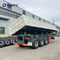 3 4 de Axle Side Wall Fence Cargo caminhão basculante lateral hidráulico do reboque 40T 60T semi