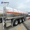 3 eixo 45000 50000 do leite do petroleiro da água de óleo do tanque litros de reboque de aço inoxidável do caminhão semi