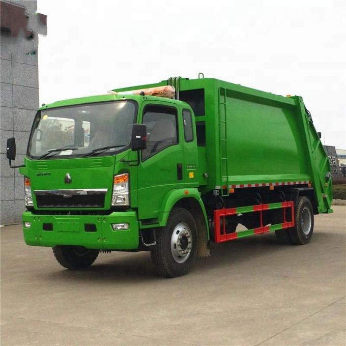 Compressor Ton Compressed Garbage Truck caminhão do lixo de HOWO 4X2 8m3/5