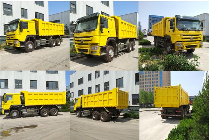  China 10 medidores cúbicos Sinotruk HOWO Tipper Dump Truck For Sale do preço 371HP 20 novos do caminhão de descarregador da roda